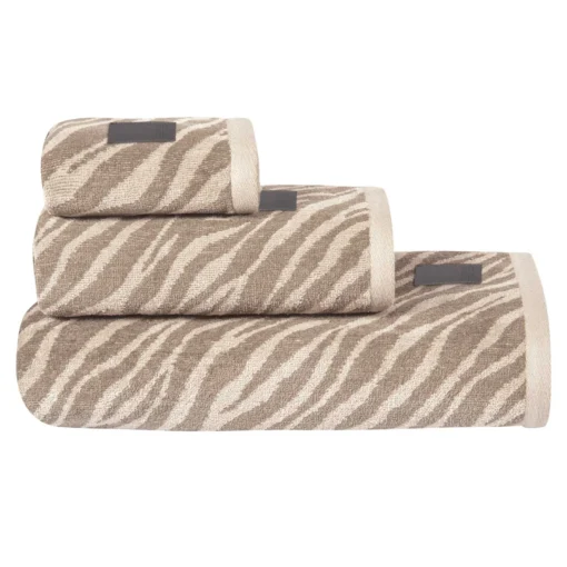 GREENWICH POLO CLUB ΠΕΤΣΕΤΑ ΜΠΑΝΙΟΥ 80Χ150 LOFT 4092 TAUPE, WHITE