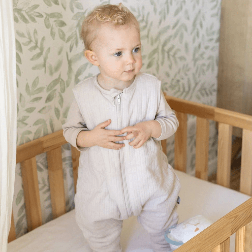 Αμάνικη Υπονόφορμα 24-36 Μηνών Εκρού - Trois Kilos Sept - Image 4