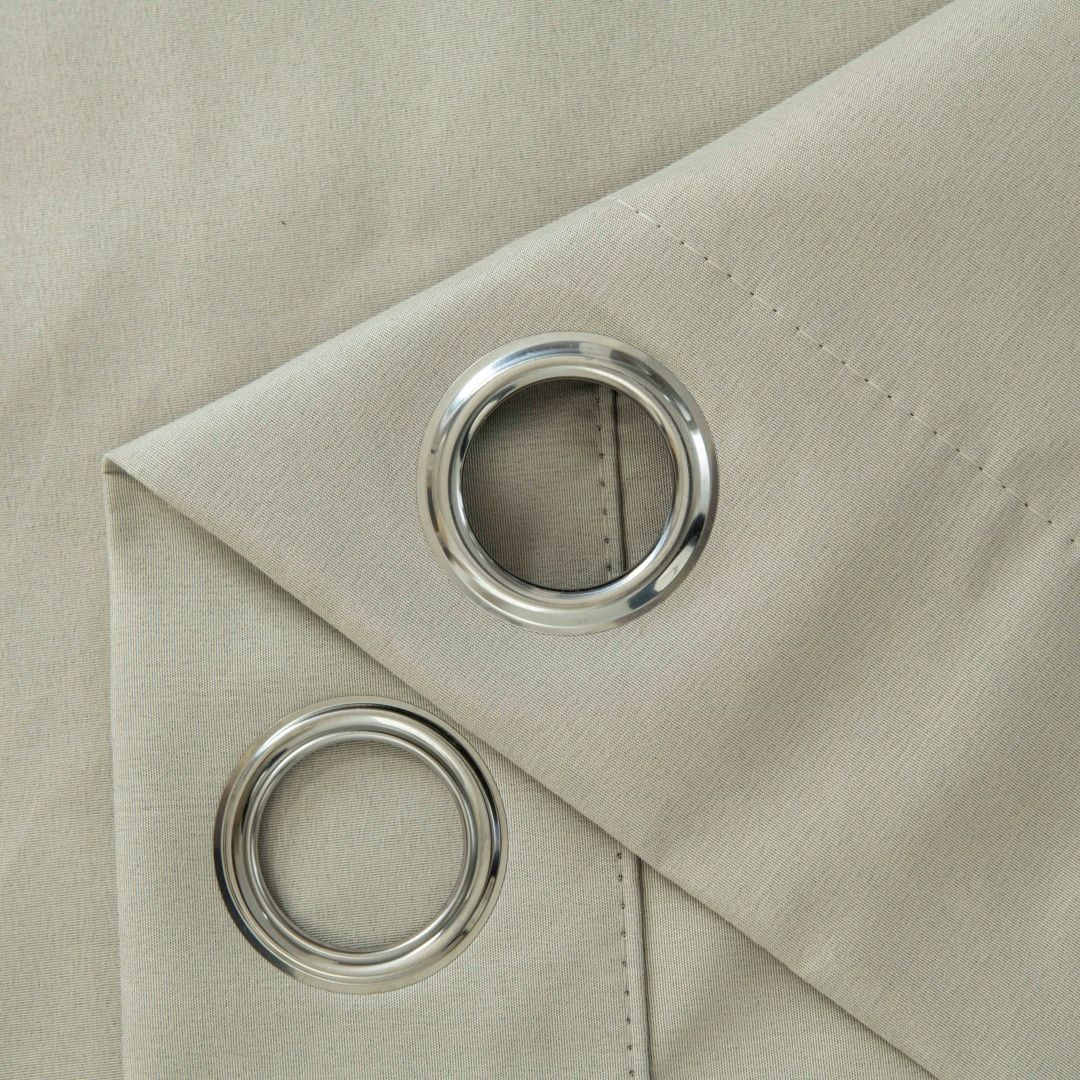 Beauty Home Κουρτίνα Full Blackout σκίασης με 8 κρίκους Soft Art 8391 Dark Beige-3 140x270 Σκούρο Μπεζ - Image 15