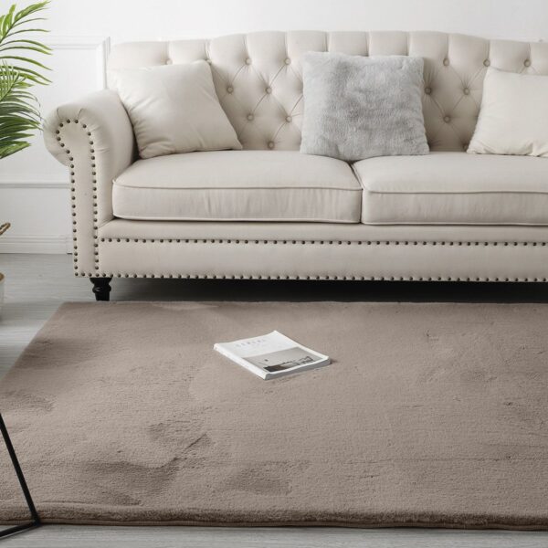 Beauty Home Πατάκι Rabbit Art 9642 67x210 Μόκα