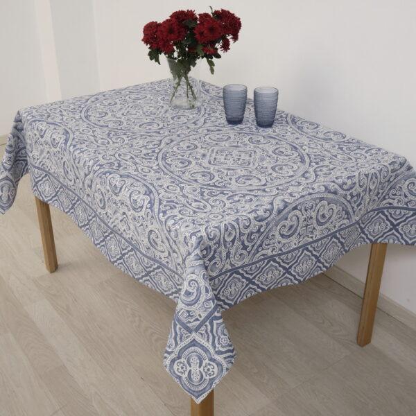 Τραπεζομάντηλο Στόφα (140x220) Capri Blue Dimeco