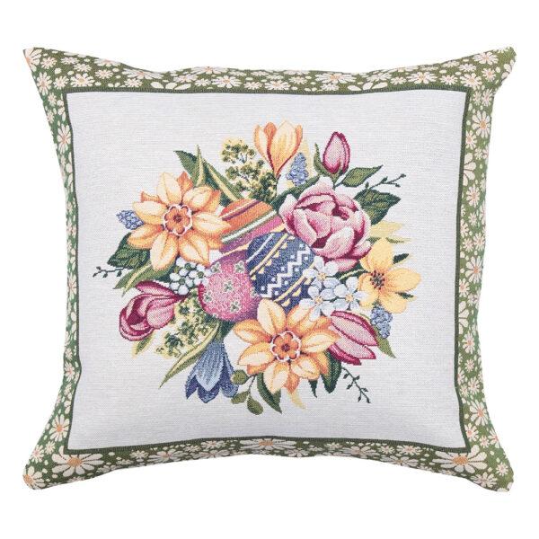 Πασχαλινή Μαξιλαροθήκη Στόφα 45x45 Easter Daisy Dimeco