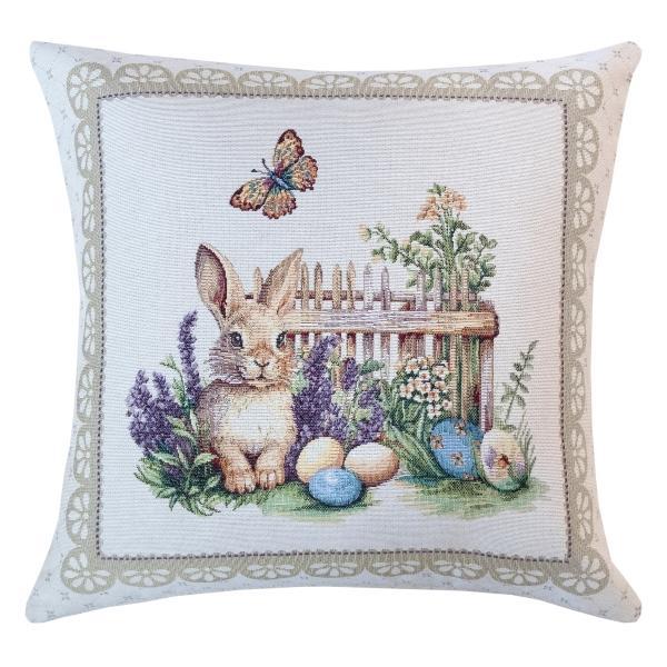 Πασχαλινή Μαξιλαροθήκη Στόφα 45x45 Easter Charm Dimeco